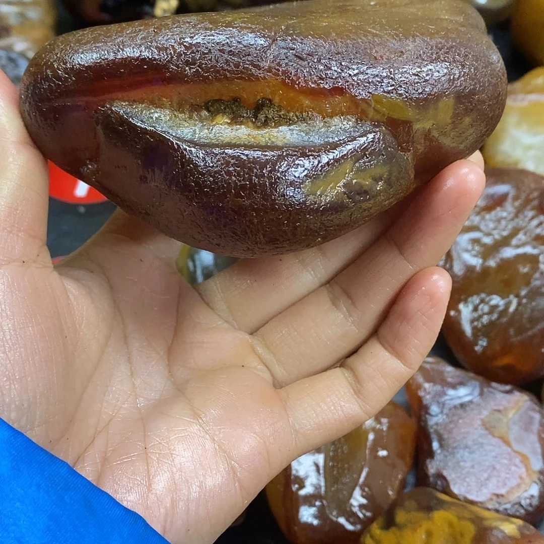 玛瑙/玉髓未镶嵌手把件