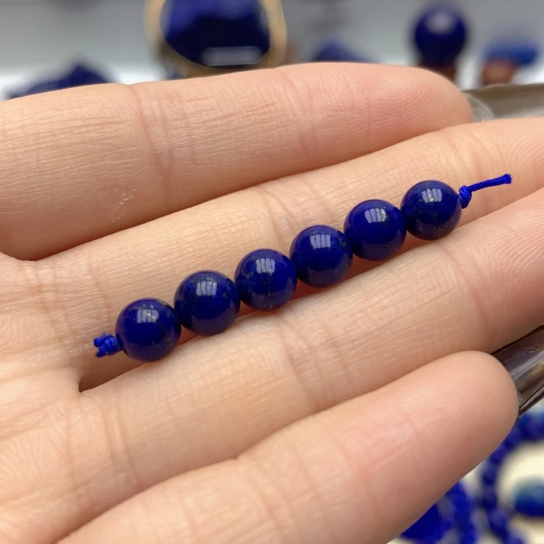 青金石未镶嵌隔珠6mm