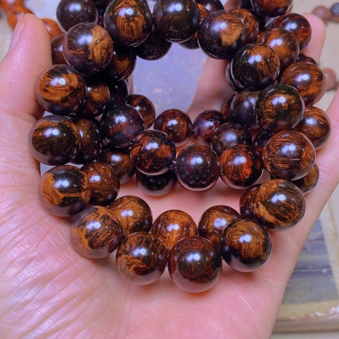 降真香手串/手链海南红降1.5黑油福利