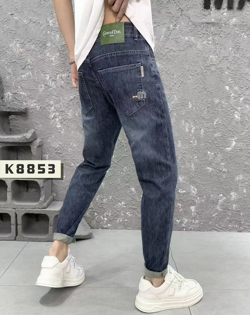 男士欧品百搭牛仔裤夏季薄款   K8853