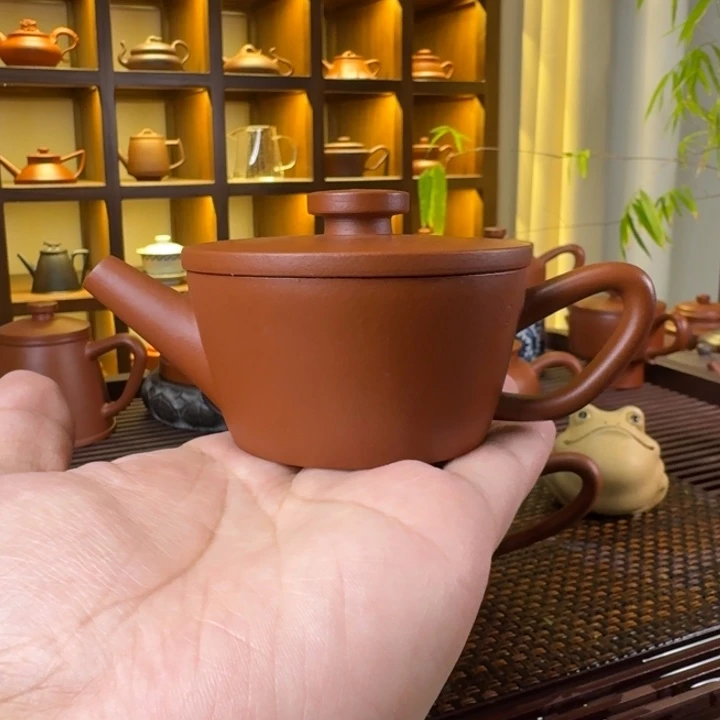 茶壶紫砂微瑕简六