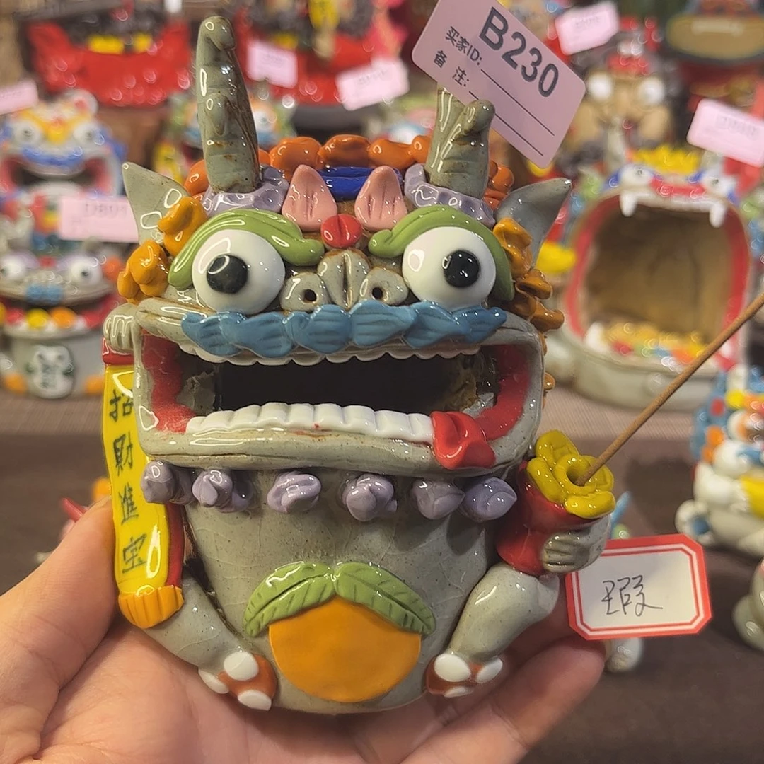 泥塑纯手工茶宠摆件