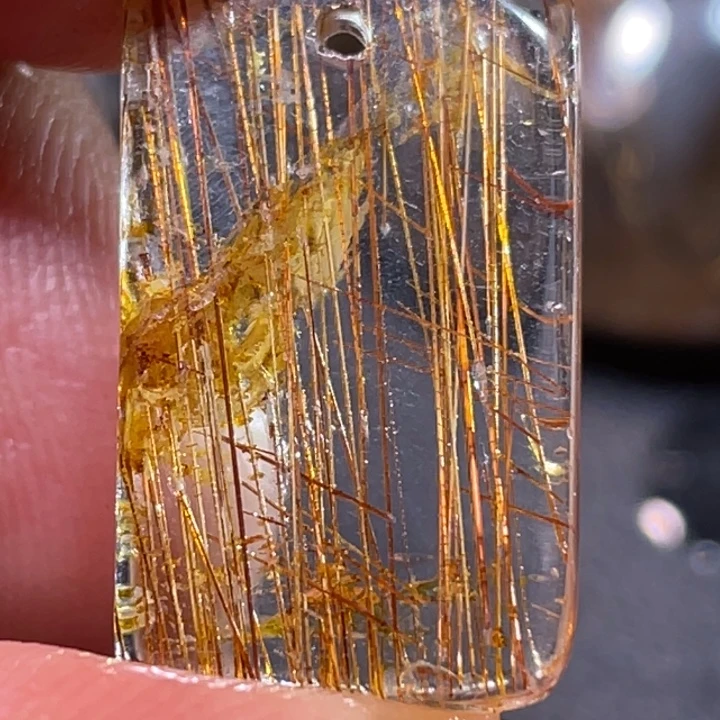 小***论颈饰发晶未镶嵌钛晶