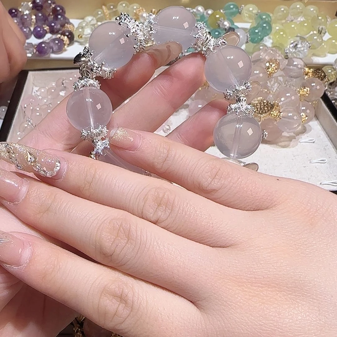 水晶手链未镶嵌J***.把