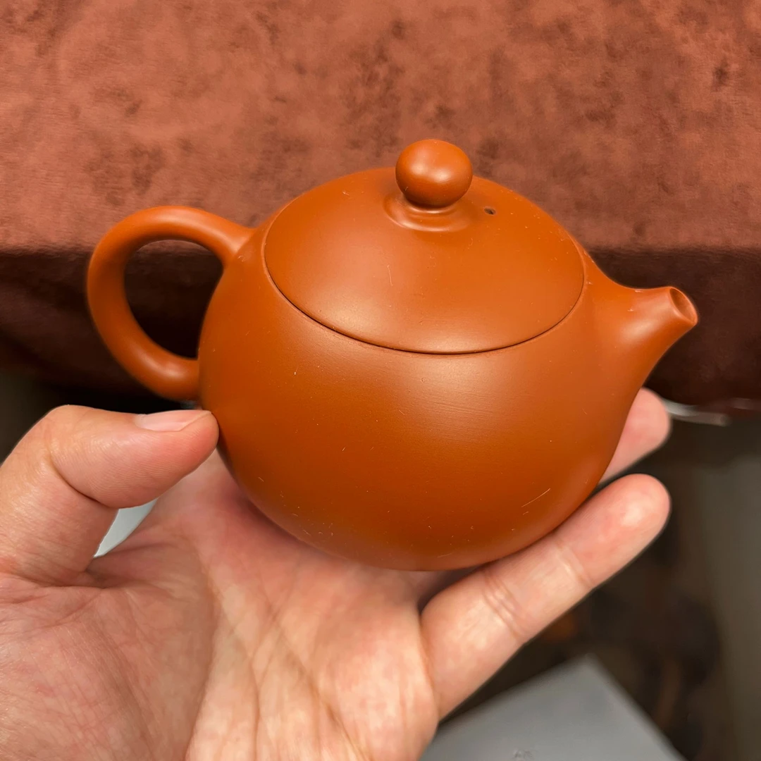 朱泥短嘴西施美人壶