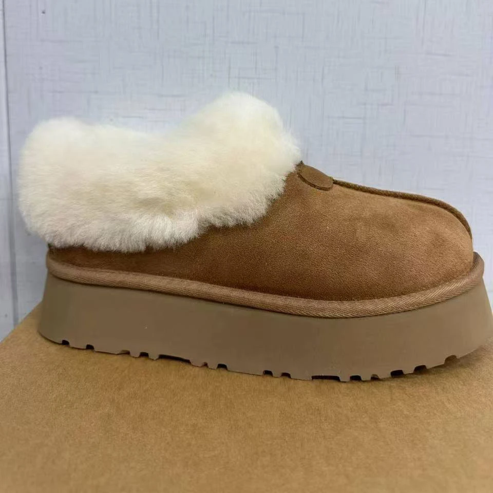 9#链接  2025冬季新款雪地靴女一体厚底加绒保暖防滑