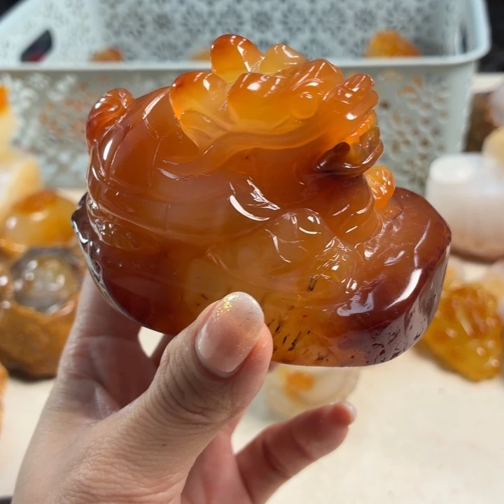 玛瑙/玉髓未镶嵌吊坠(不含链)