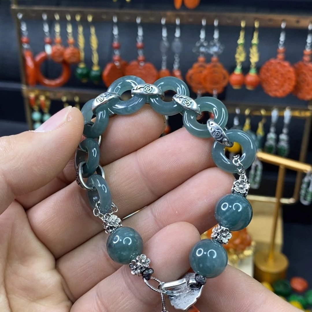 颈饰未镶嵌翡翠手链