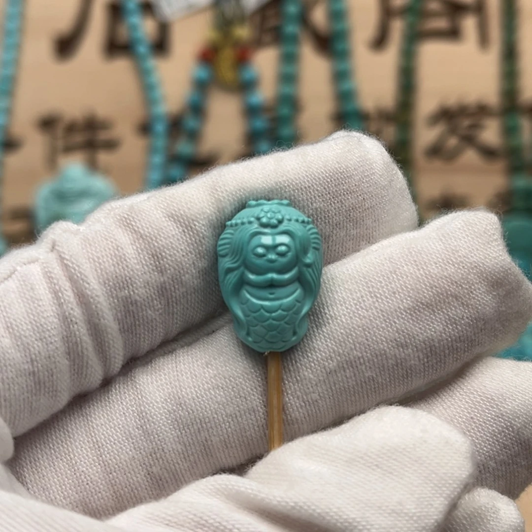 绿松石雕刻未镶嵌