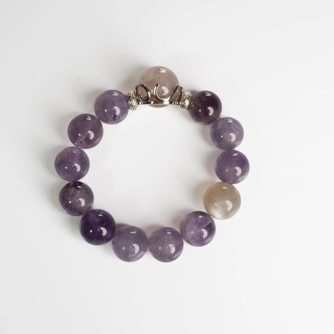 【大D】紫水晶手链/13-14MM