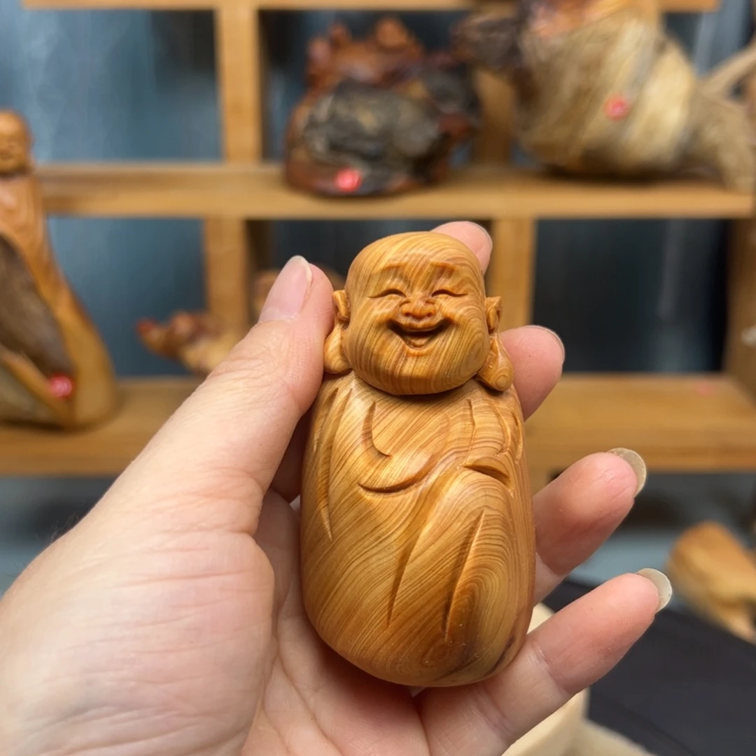 木用****9崖柏木摆件手把件