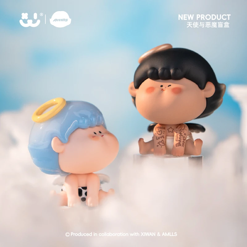 【莉莉丝亲签】阿玛莉莉丝天使与恶魔系列潮玩盲盒收藏摆件