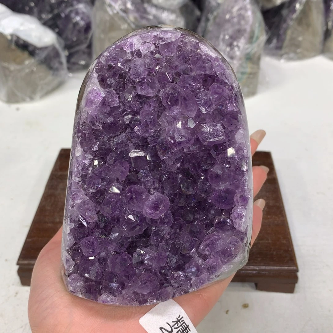 紫晶摆件未镶嵌水晶