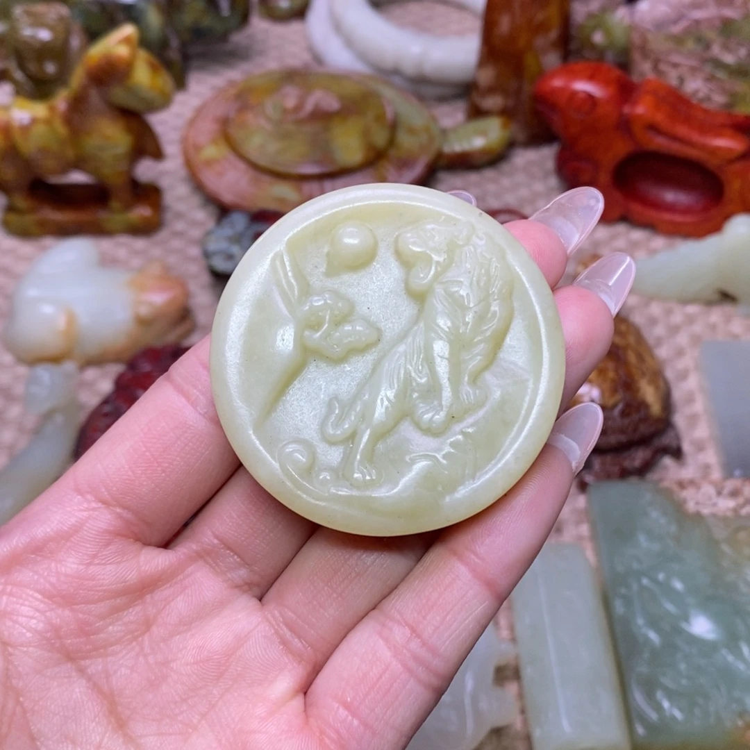 白玉菩提吊坠白玉菩提白玉菩提摆件