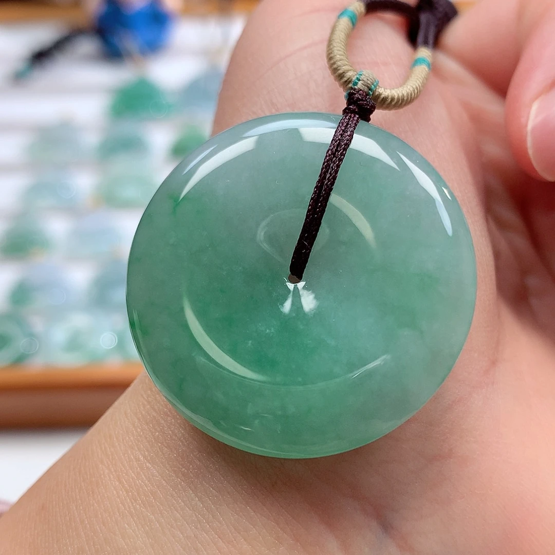 翡翠未镶嵌吊坠(不含链)34.8-6