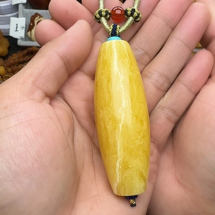 蜜蜡未镶嵌裸石天然蜜蜡吊坠