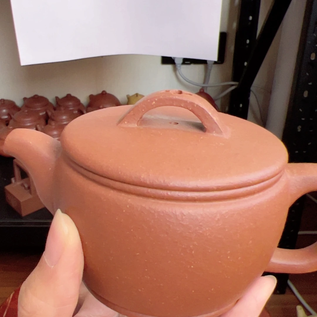 平***乐紫砂茶壶降坡汉瓦瑕