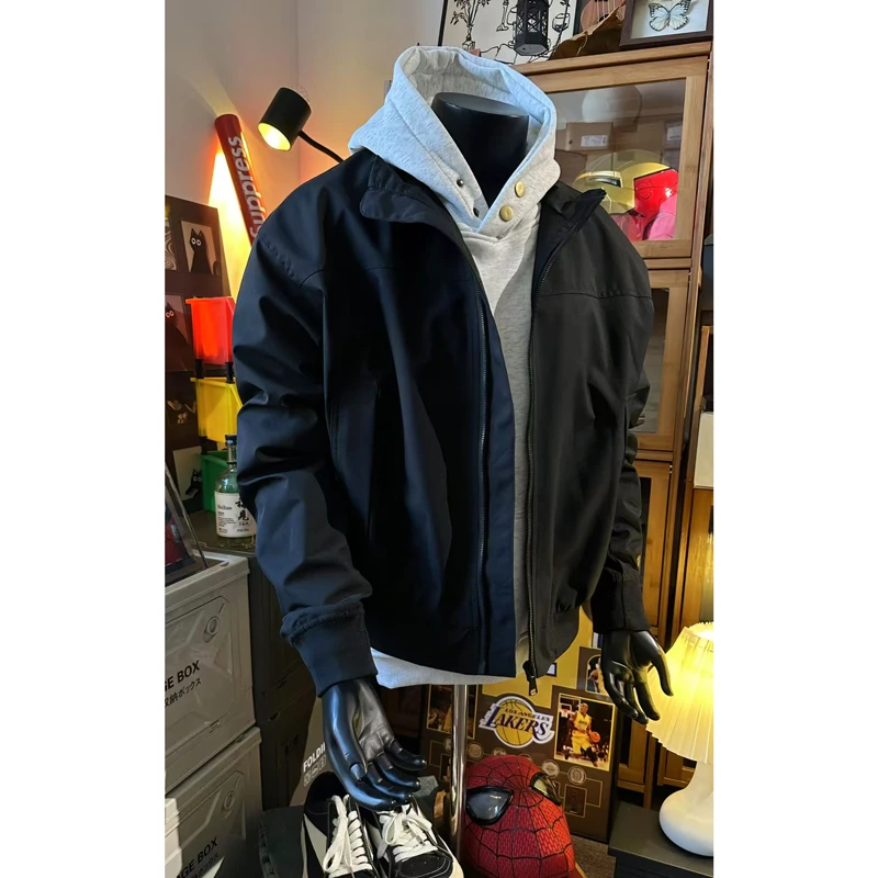 GTAL飞行员夹克外套男款春秋立领三防短款美式廓形cleanfit棒球服