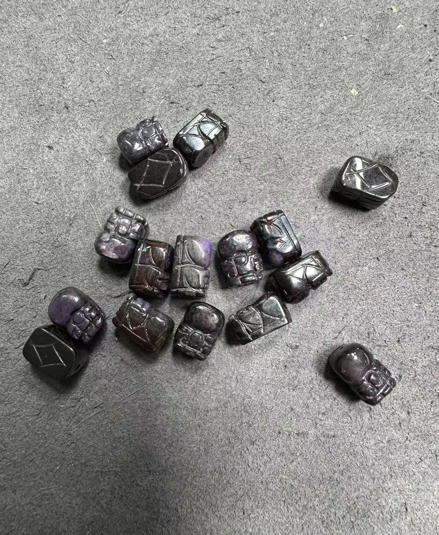 【鑫林珠宝】舒俱来 丝绒泥地单珠 时尚百搭貔貅多样性发一SJL085