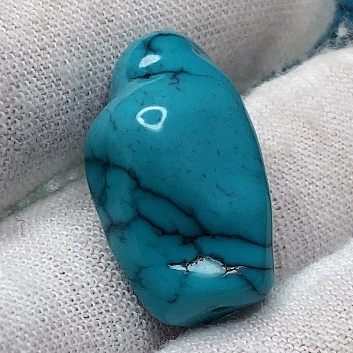 绿松石未镶嵌天然原矿 地大质检