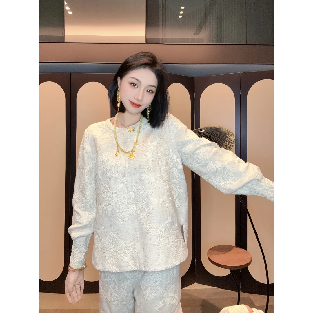 【腰果花】深圳原创设计新中式时尚休闲百搭长袖上衣