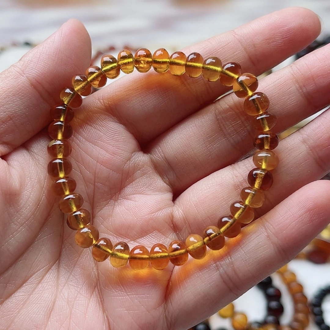 未镶嵌琥珀手链琥珀6
