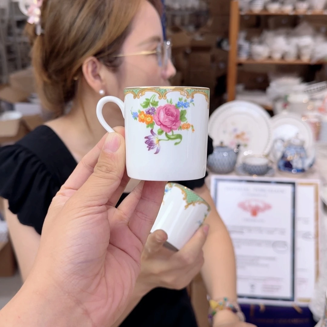 骨瓷安家咖啡杯一个