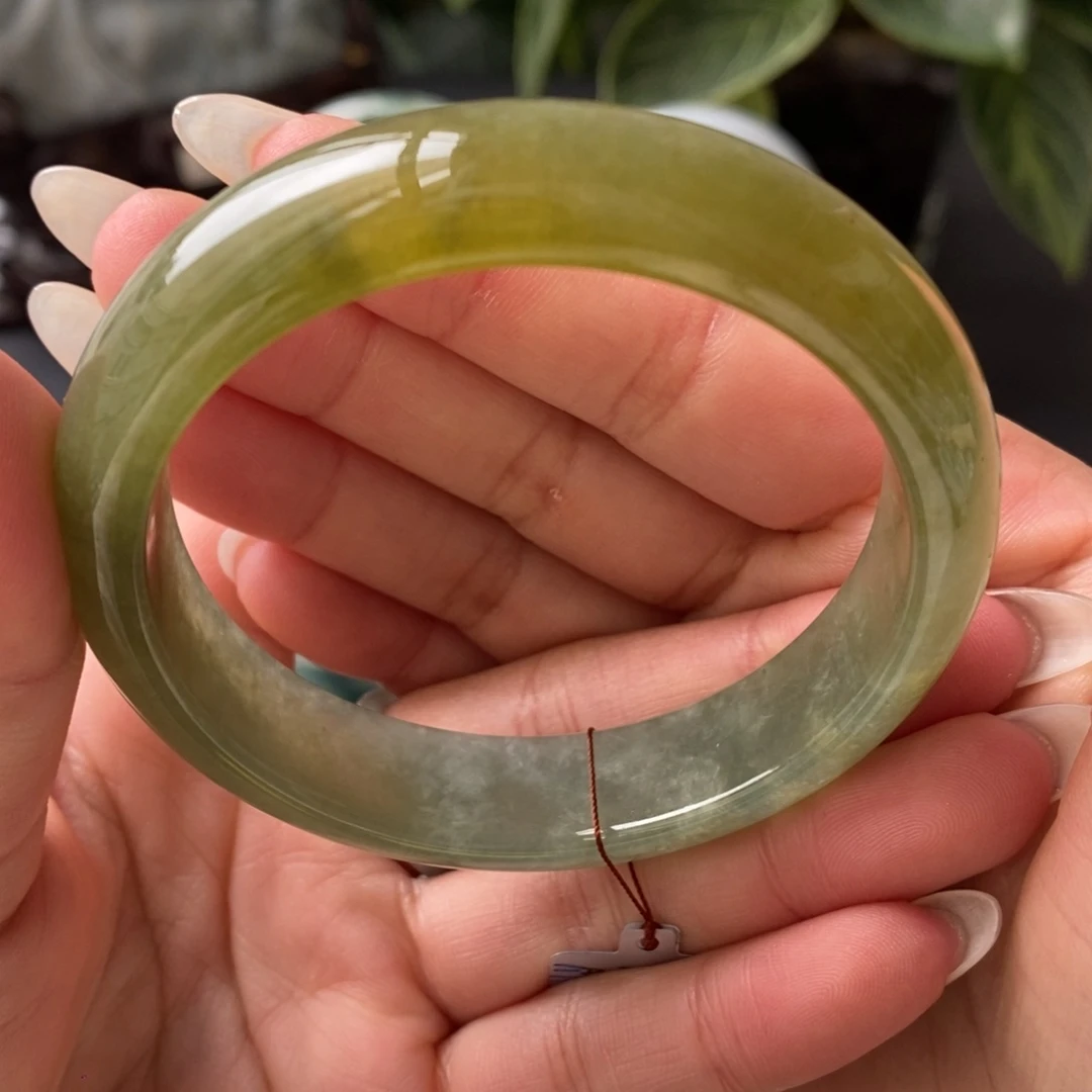 翡翠未镶嵌手镯天然