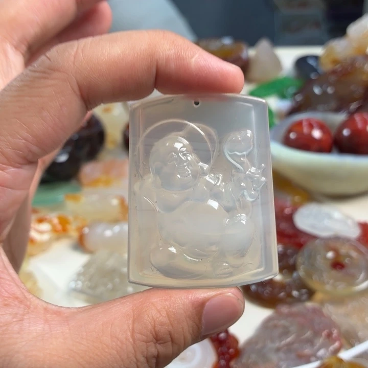 未镶嵌吊坠(不含链)玛瑙/玉髓