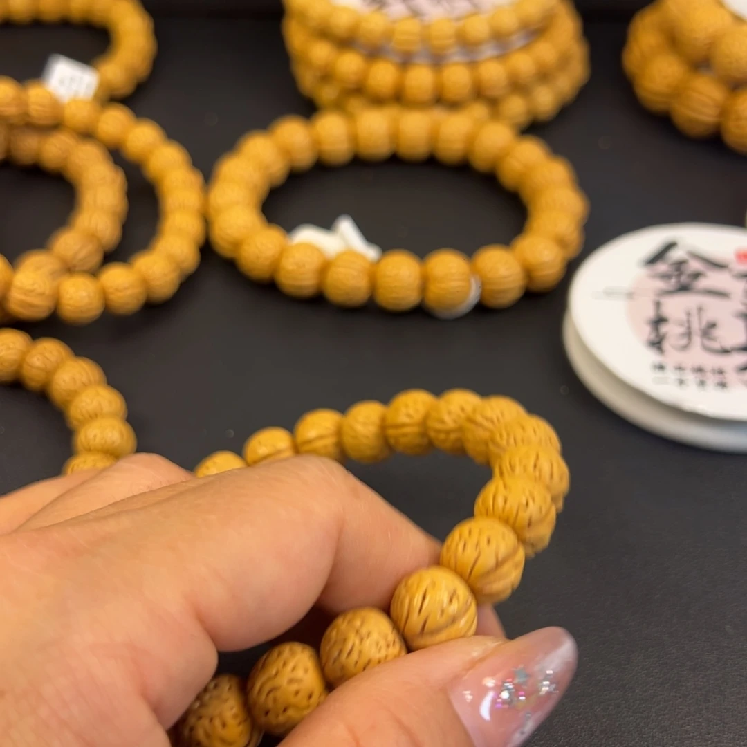 小***儿桃核吊坠一物一图精品肌肉