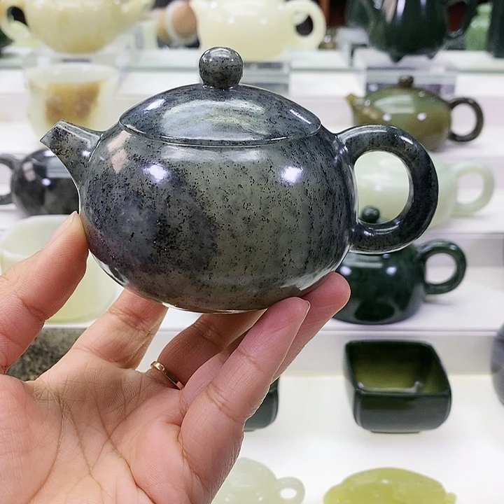 未镶嵌和田玉挂件茶壶