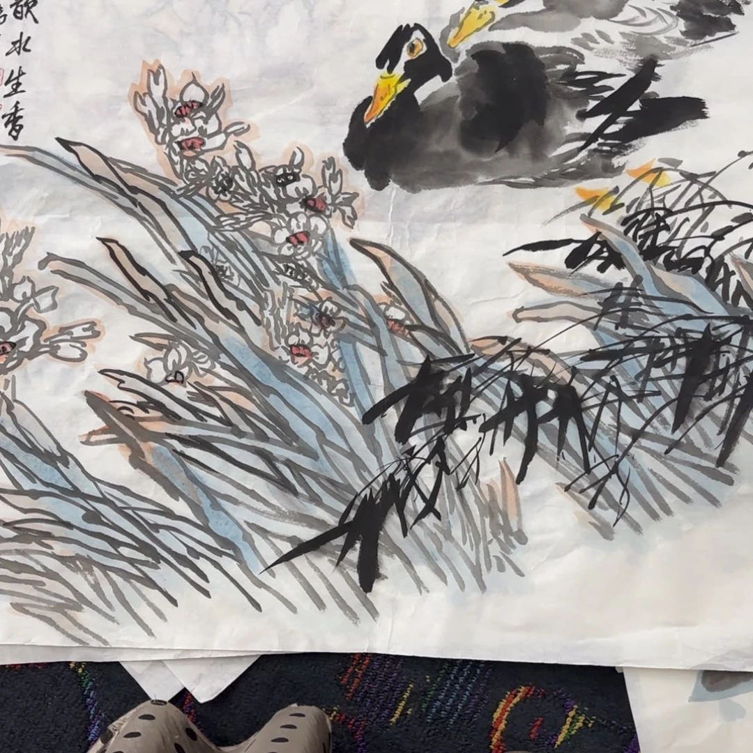 国画崛*绘画作品 婉。