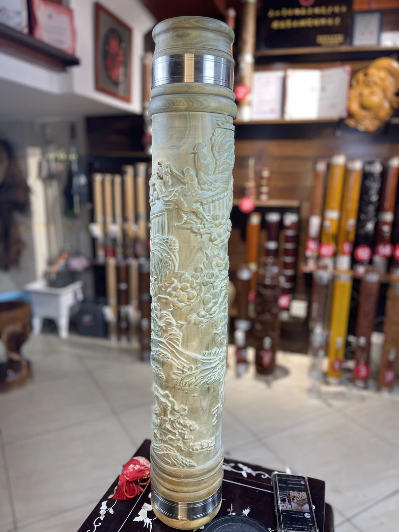 绿 檀-木 加大号 水烟筒筒