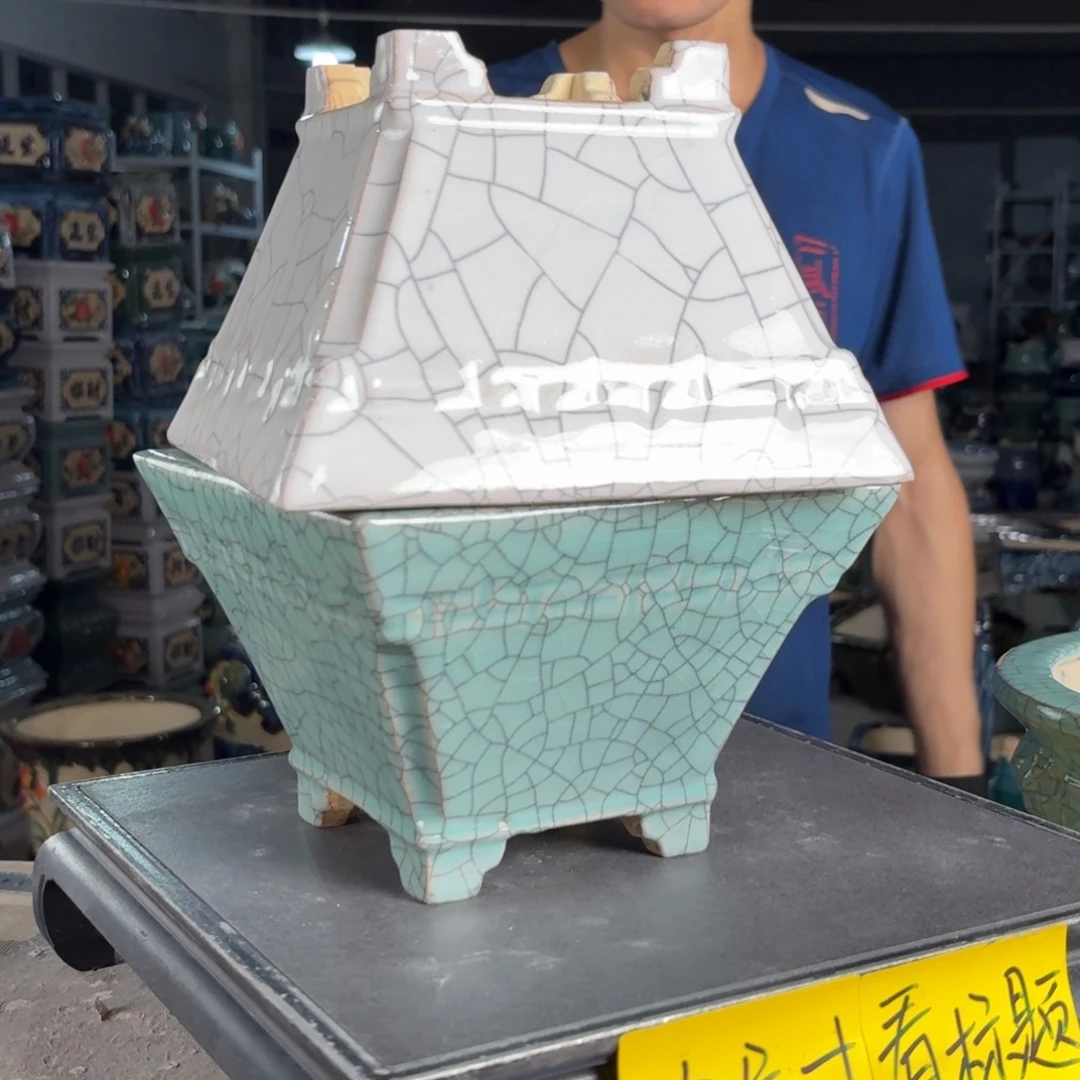 一风堂石湾花盆 内15*10微瑕