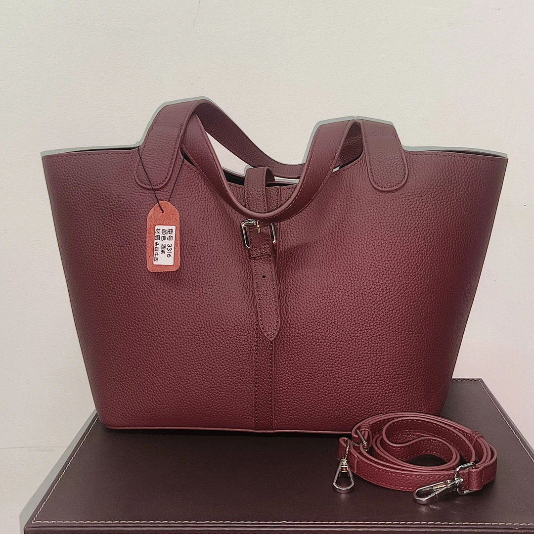 【早春特惠】安妮甄选奢品 百搭时尚复古大容量单肩手提托特包-083