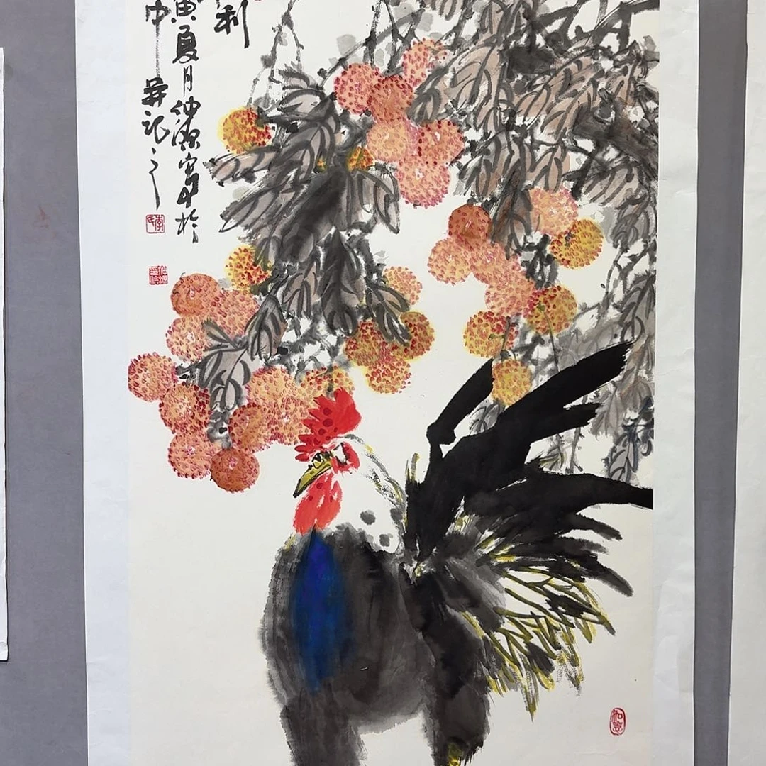 国画亲笔手绘放心去藏