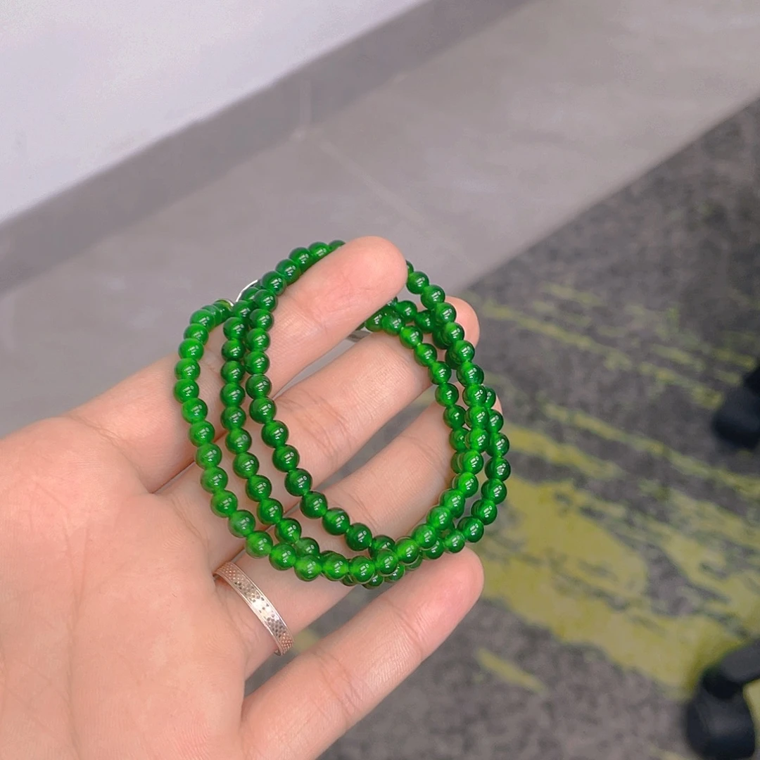 翡翠未镶嵌项链卡5