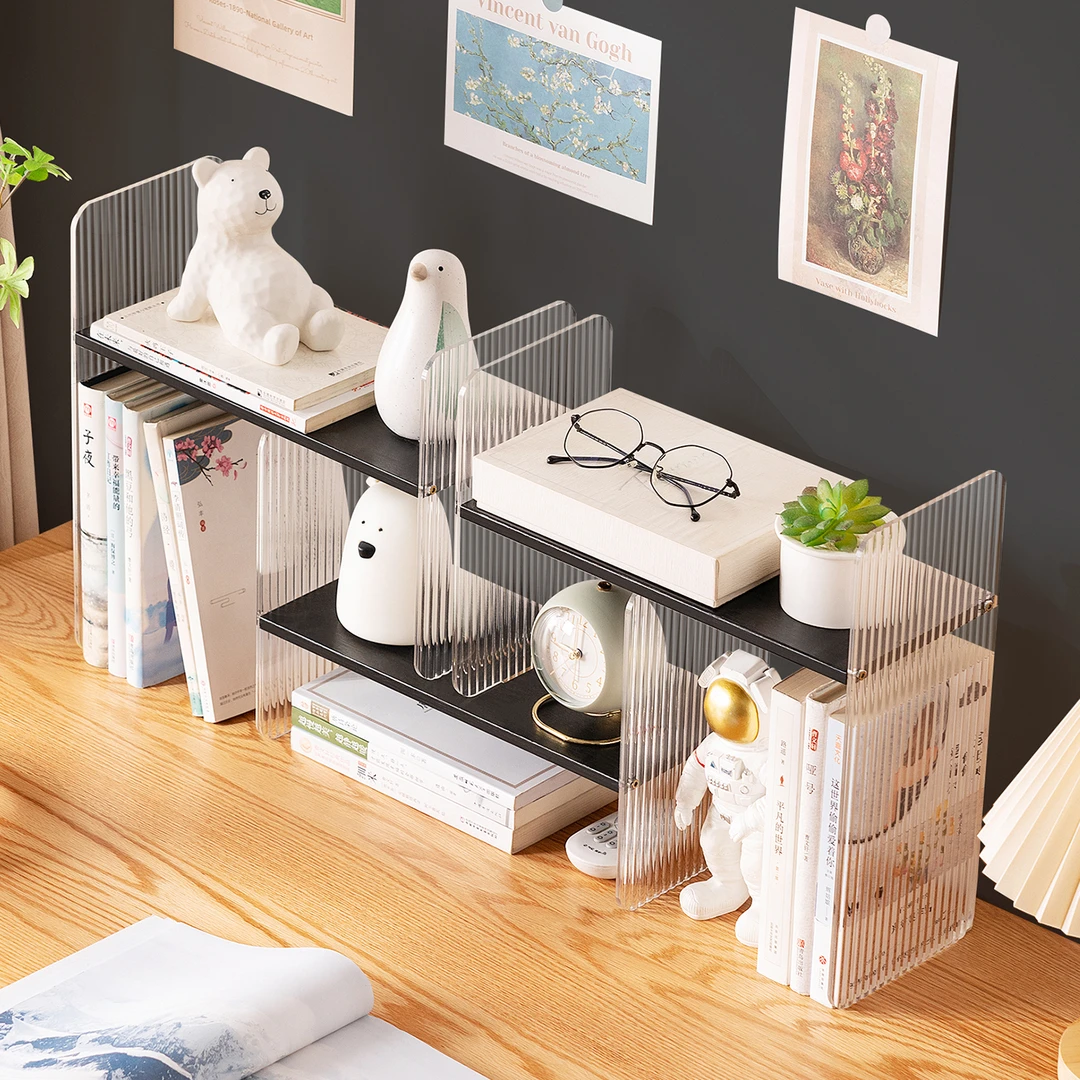 桌面置物架桌上书架子儿童简易学生小型台面家用飘窗书柜书桌收纳