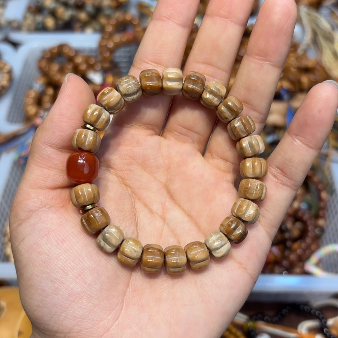 吊坠白玉菩提妖花南瓜卡10