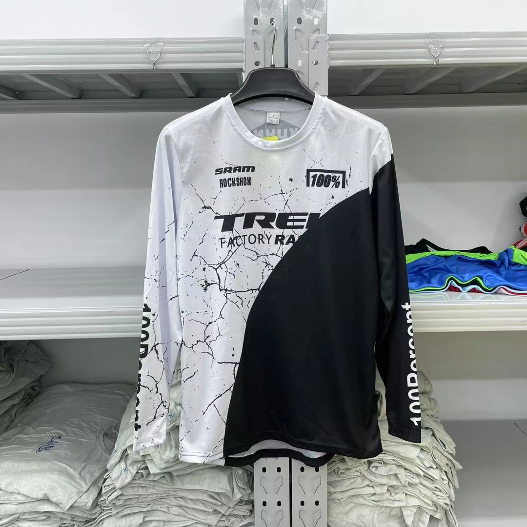 601-800速降服长袖户外速干透气山地自行车运动服赛车越野骑行服