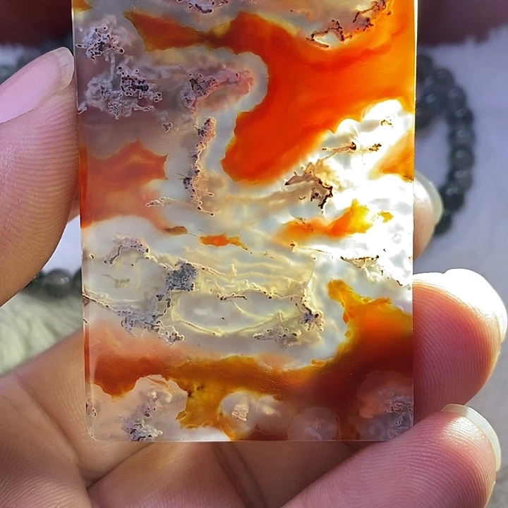 用***0玛瑙/玉髓颈饰未镶嵌