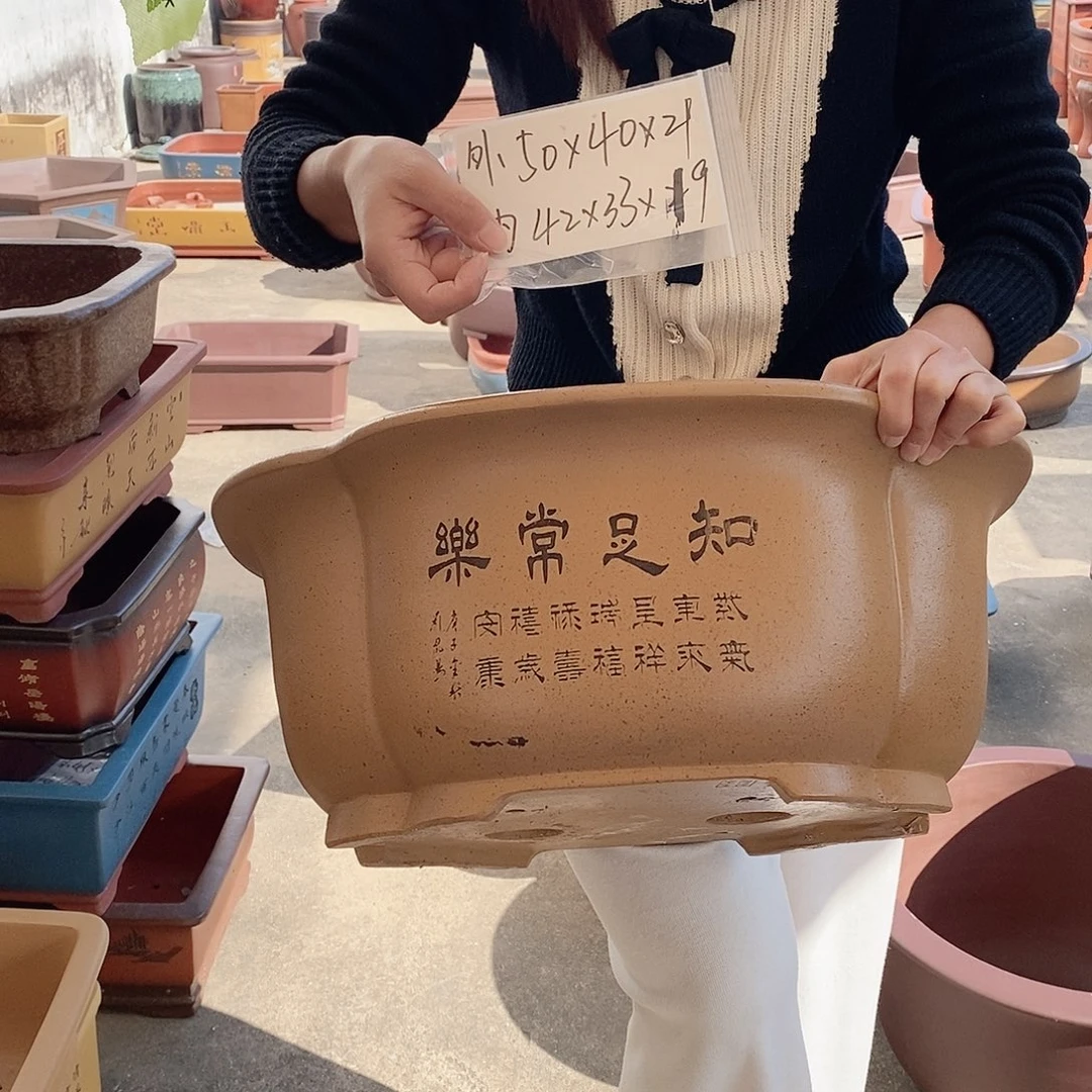 紫砂花盆紫砂花盆