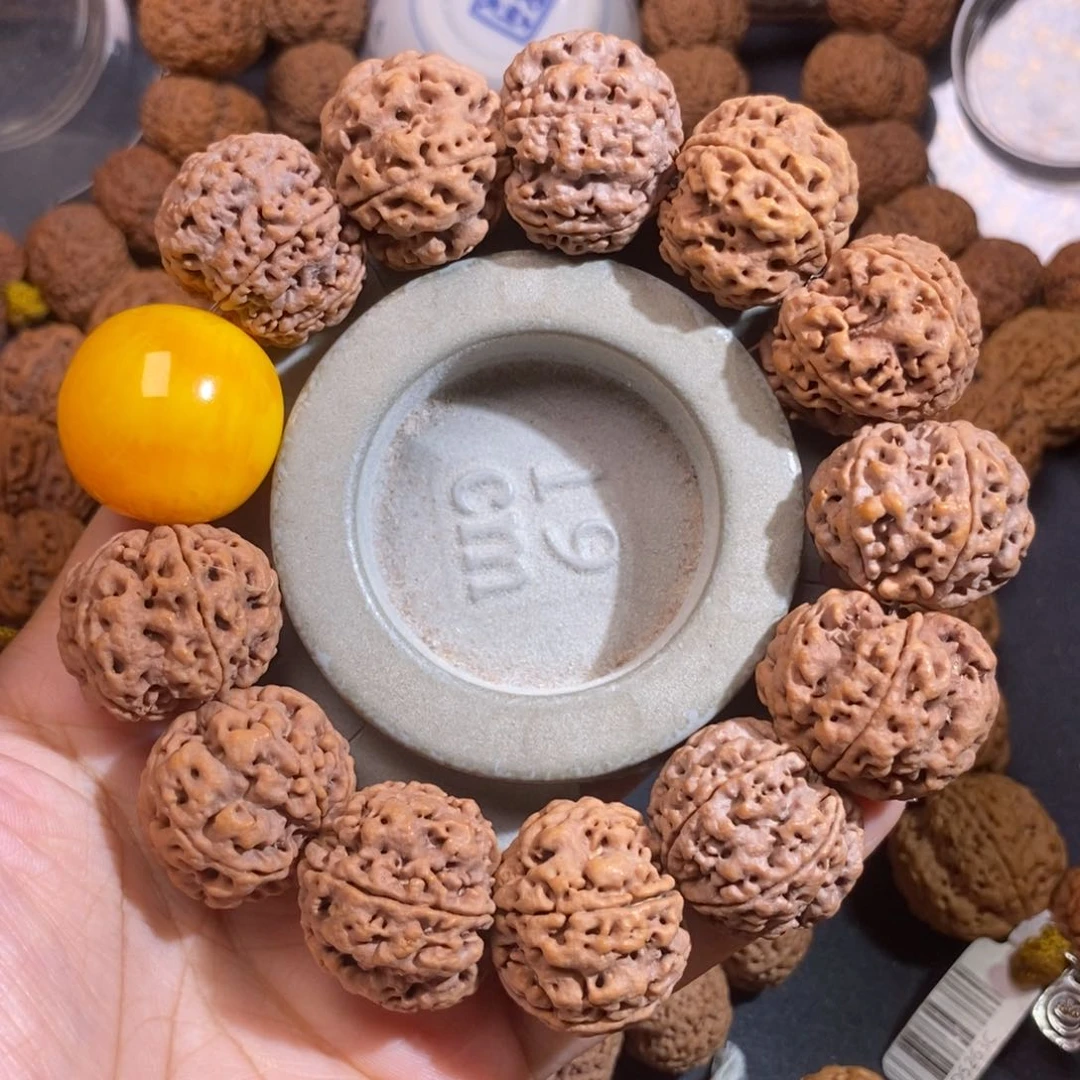 金刚菩提手串粗筋双龙25mm