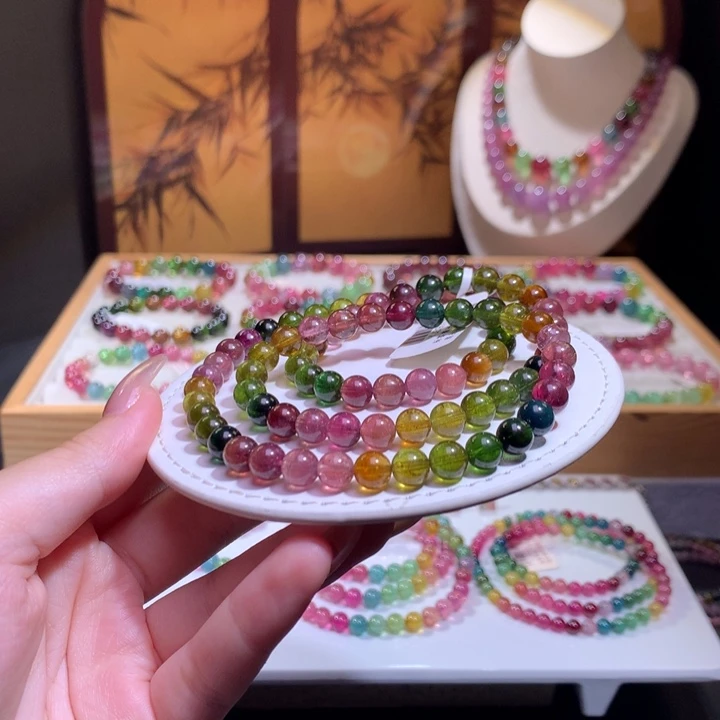 未镶嵌手链碧玺碧玺