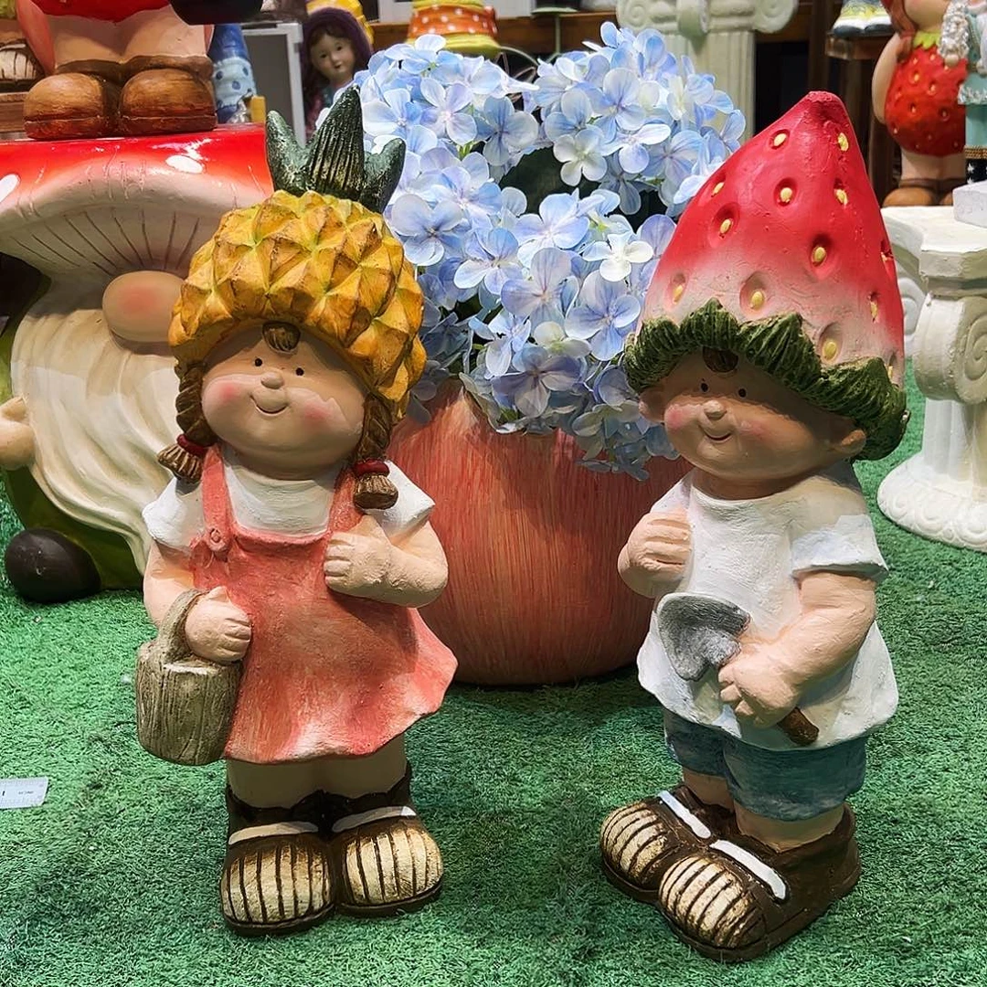 花园摆件红红火火