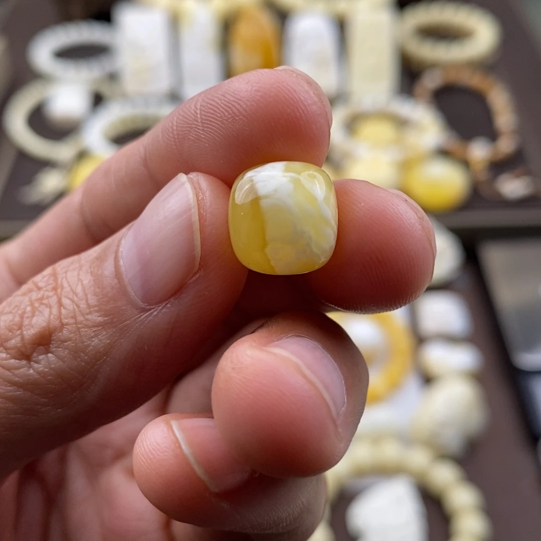 琥珀裸石未镶嵌蜜蜡吊坠项链腰链