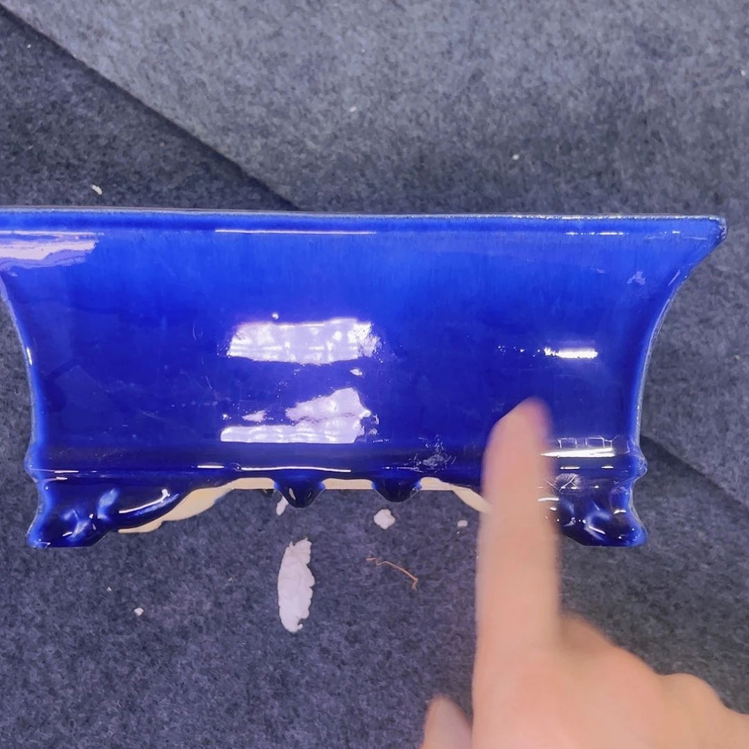 红陶正宗岭南石湾盆放漏