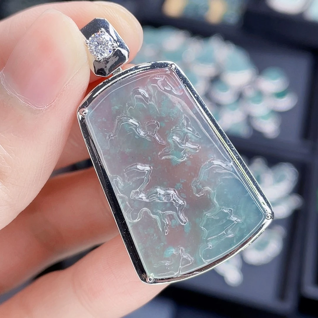 翡翠吊坠(不含链)未镶嵌