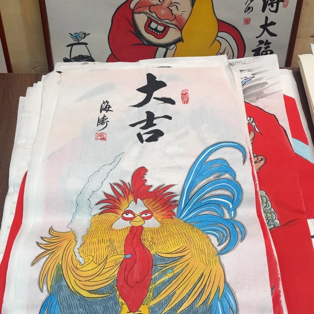 国画纯手绘禅意画作品