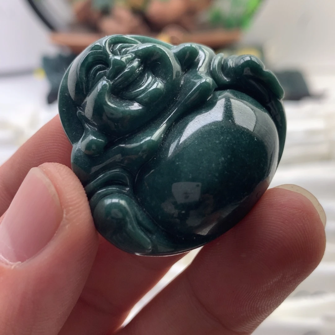 颈饰未镶嵌翡翠佛公